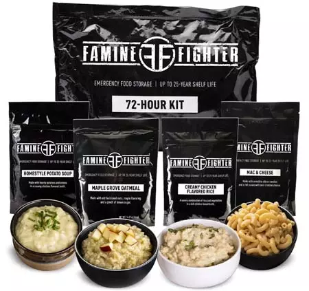 famine fighter food - 72 Hour Food Supply